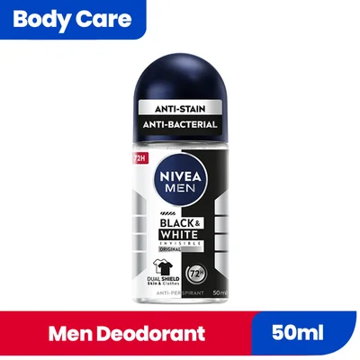 NIVEA MEN DEO R-ON B&W PWR 50ML 511557
