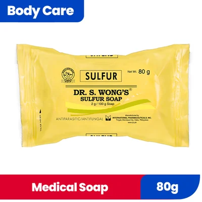 DR.WONGS SULPHUR SOAP 80G 512146