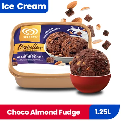 SEL CHOCO ALMOND FUDGE 1.25L 320411