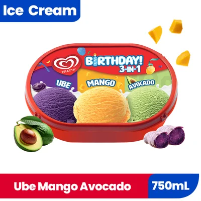 Selecta 3N1 Ube Mango Avo 750Ml 320617