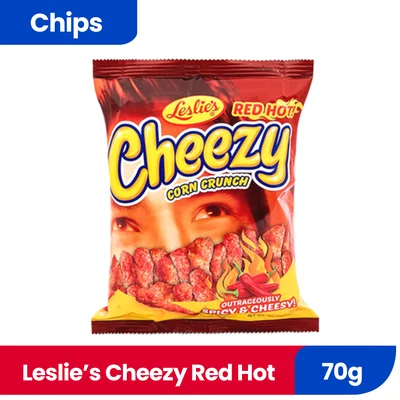 LESLIE'S CHEEZY RED HOT 70G 210240