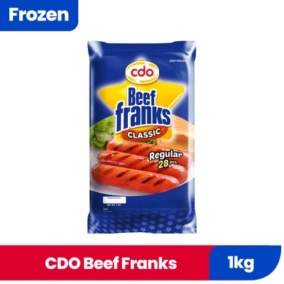 CDO BEEF FRANKS HOTDOG 1KG 320427