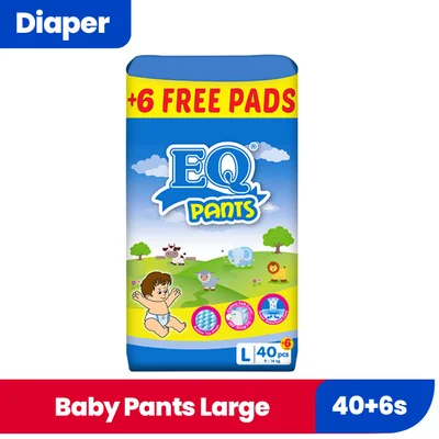 EQ PANTS JUMBO PACK L 40+6S 516060