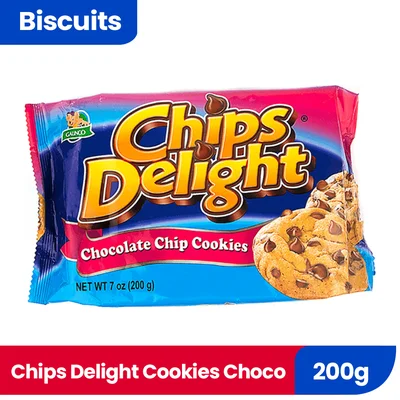 Chips Dlight Cookies Choco 200G 211717