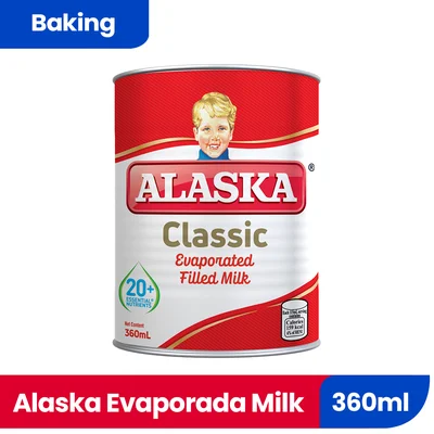 ALASKA EVAPORATED MILK 360ML 110452
