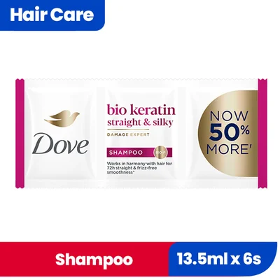 DOVE SH STRAIGHT&SLKY 13.5ML 6S 510584