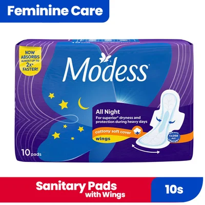 MODESS NIGHT CTN W30.5 10S 515641