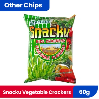 SNACKU VEGETABLE CRAKERS 60GM 210471