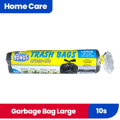 SM BONUS GRBG BAG L CTIEBLK 10S 510248