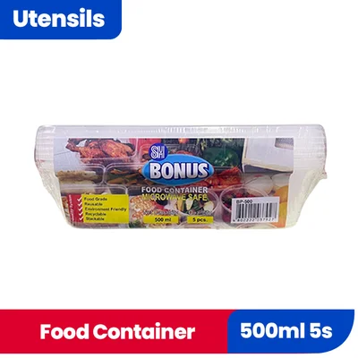 SM BONUS FD CONT REC 500ML 5S 510259