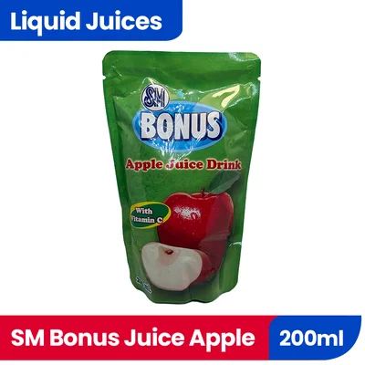 SM BONUS JUICE APPLE 200ML 210588