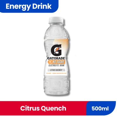 Gatorade No Sugar Citrus Pt500Ml 213300