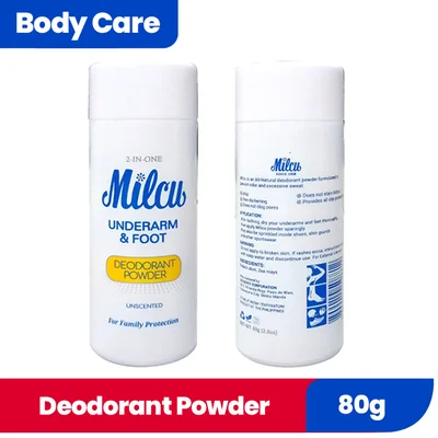 MILCU DEODORANT POWDER 80G 510101