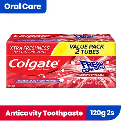Colgate Tp Spcyfrshred 120G 2S 512318