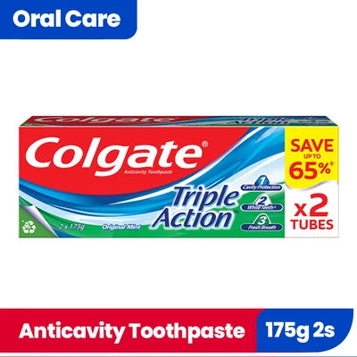 COLGATE TP TRPLE ACTION 175G 2S 511438