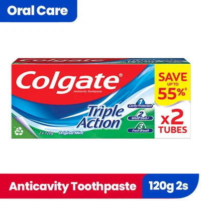 Colgate Tp Tripleaction 120G 2S 512187