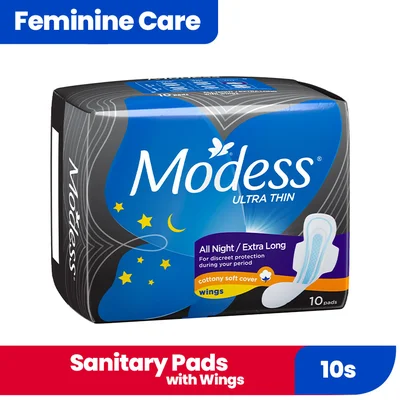 MODESS ULTN NIGHT COT W31.5 10S 510937