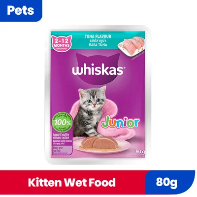 WHISKAS POUCH KITTEN TUNA 80G 517075