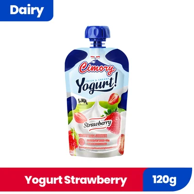 Cimory Ygrt Strwbry Squeeze120G 320462