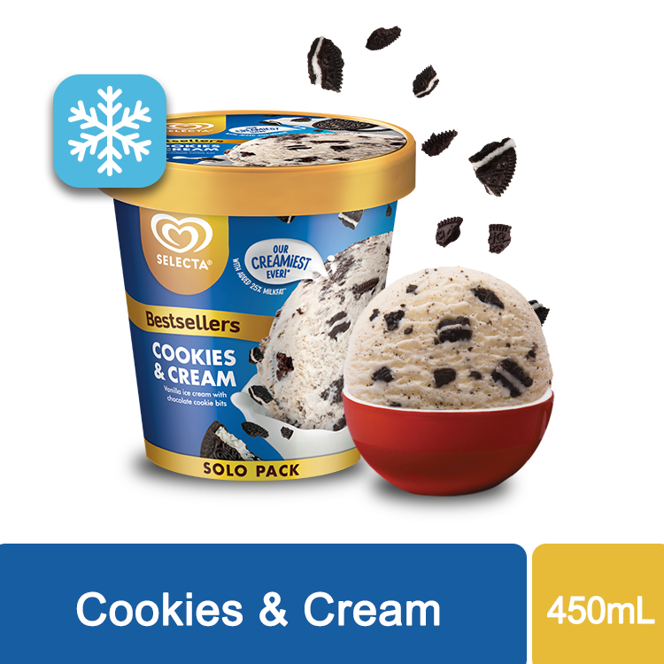 SELECTA COOKIES & CREAM 450ML (310792)
