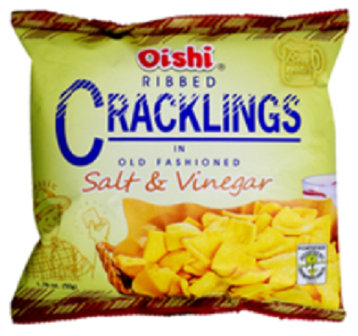 CRACKLINGS SALT & VINEGAR 50G (210908)