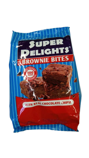SUPER DELIGHT BRWNIE BITES 200G (212998)