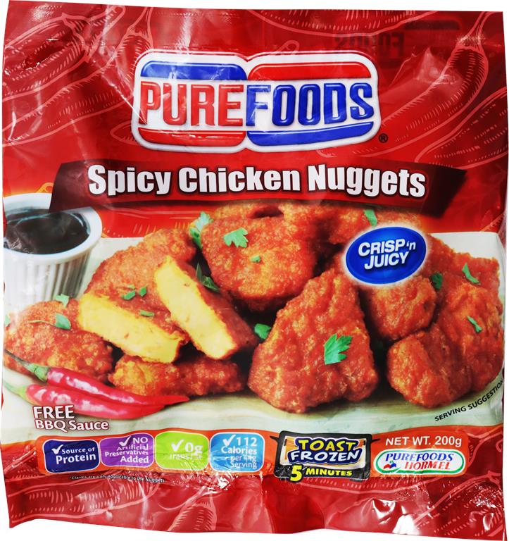 PUREFOODS SPICY CHIC NUGGETS200G(320447)