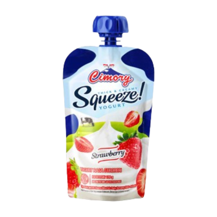 CIMORY YGRT STRWBRY SQUEEZE120G (320462)